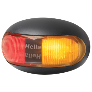 HELLA - DuraLedÂ® Side Marker - Red/ Amber Illuminated - 2053HEL