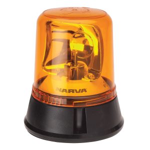 Narva Optimax Rotating Beacon (Amber) Flange Base 12/24 Volt