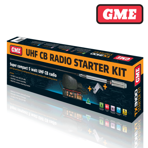 TX3100VP Starter kit - Compact 5w UHF CB Radio