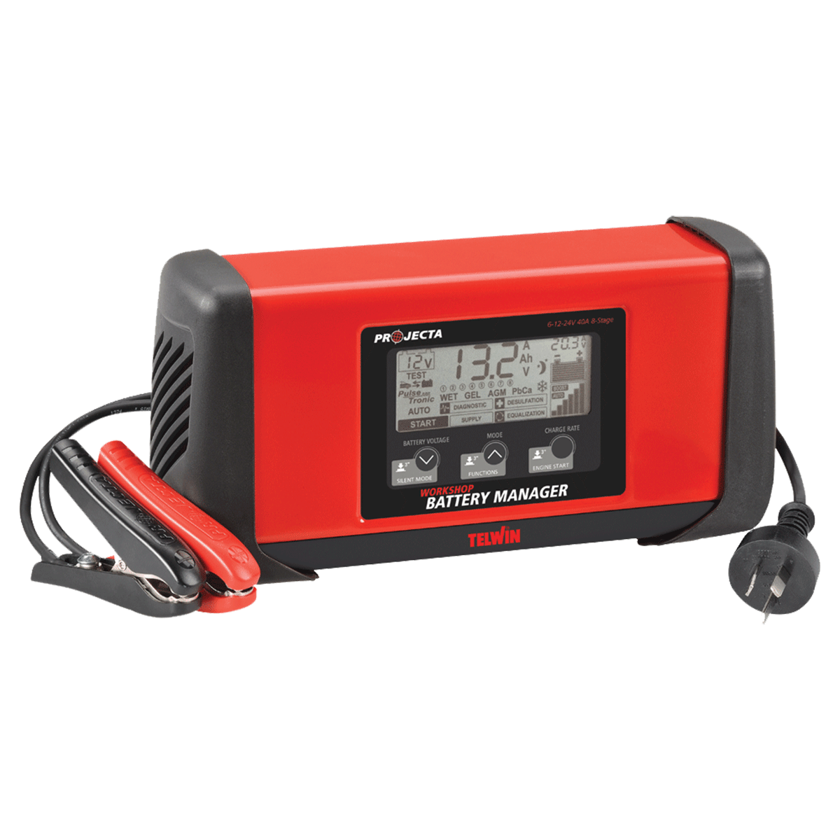 Automatic Workshop Battery Charger 6/12/24V