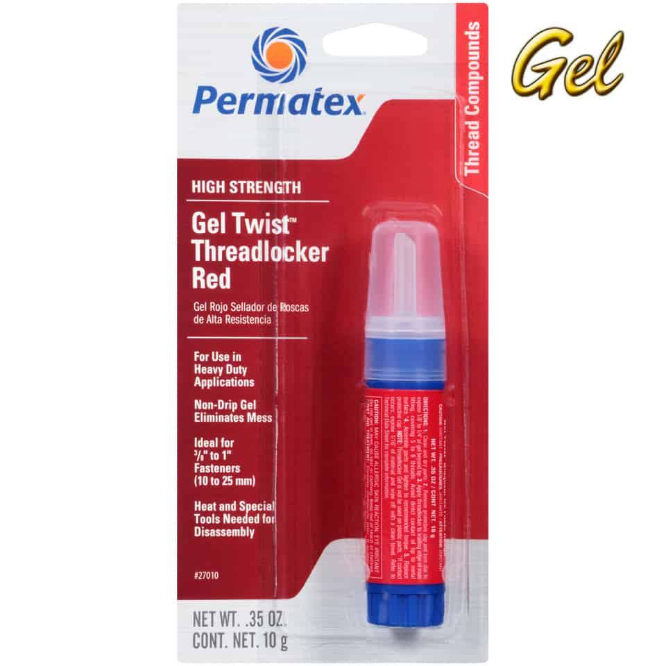 Permatex® High Strength Threadlocker RED Gel PEX27010