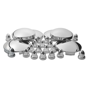 RDP Chrome Wheel Cover Kit 335 10 Stud