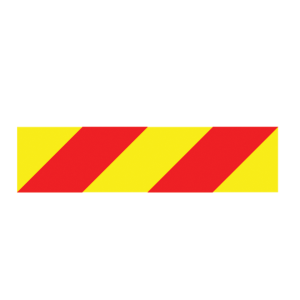 RDP Marker Plate 600 X 150mm LH