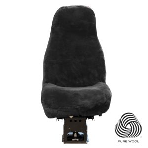 Wool seat cover National High-Back - Grey