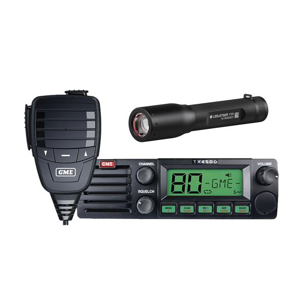 TX4500S UHF radio + Bonus LED P3R Torch