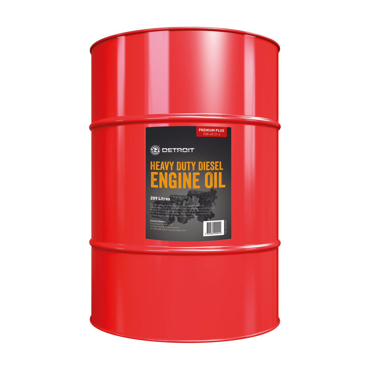 Detroit Premium Plus Engine Oil CI4 209L